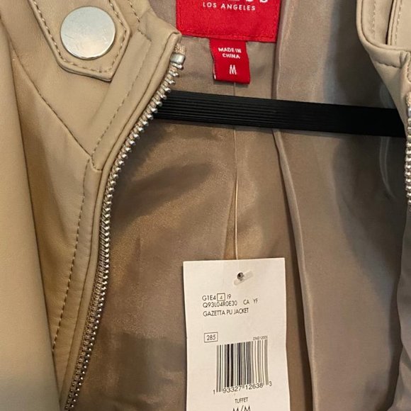 Tan Leather Jacket - Picture 2 of 3